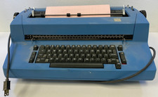 VINTAGE Blue IBM Selectric II Correcting Electric Typewriter PARTS