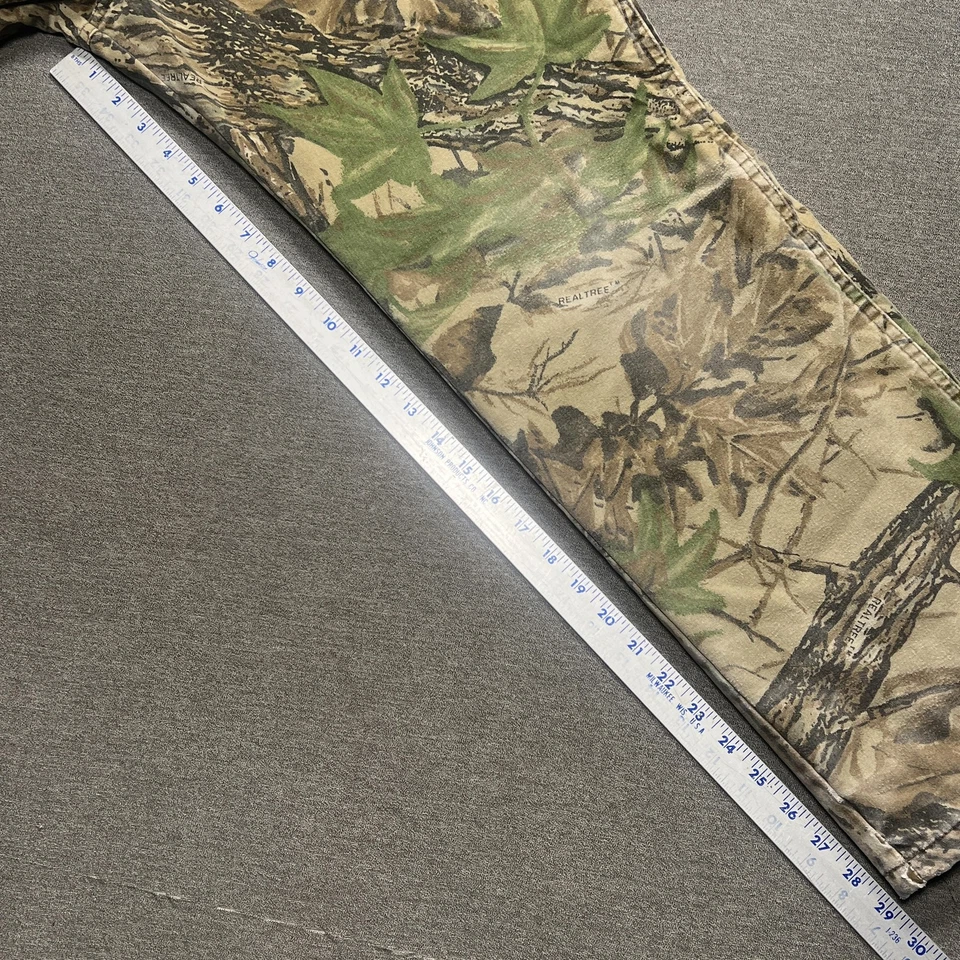 Vintage Walls Camo Pants Mens 30x29 Blizzard Pruf Realtree Thinsulate Made US - Image 3 of 4
