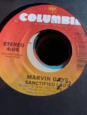 Marvin Gaye, Sanctified Lady ~ 1985 Columbia 45 +sleeve Marvin Gaye, Sanctified Lady ~ 1985 Columbia 45 +sleeve