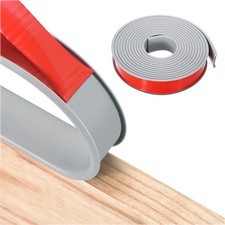 U-Shape Edge Banding 1-1/4"x14.8ft Gray Self Adhesive Edging Trim