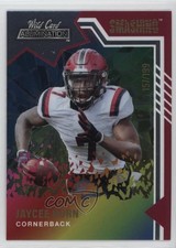 2021 Wild Card Alumination Smashing Rainbow 157/199 Jaycee Horn Rookie RC 1lj7. rookie card picture