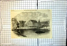 Old Kranichstein Darmstadt Hunting Seat Prince Princess Louis Hesse 1863 19th