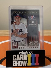 2013 Panini Elite Extra Edition Baseball Lane Thomas 18U Game Jerseys Patch #19