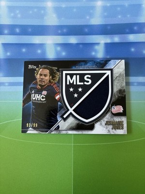 2015 Topps Apex Crest Jumbo Relic Jermaine Jones /99 New England