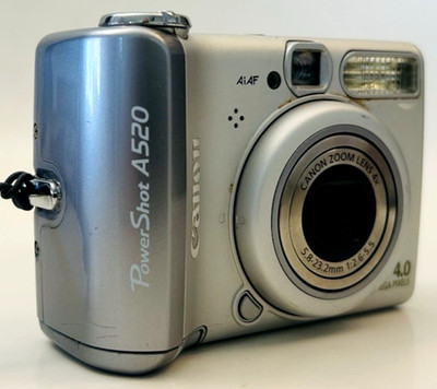 Canon PowerShot A520 4.0MP Digital Camera Silver Not Working For