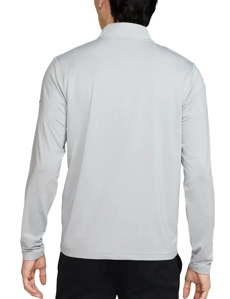 Nike Golf Victory Dri-FIT Masculino 1/2 Zíper Estilo Top FD5837 077 Cinza Novo com Etiquetas - Imagem 2 de 3