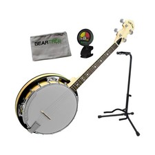 Gold Tone Cripple Creek Irish Tenor Banjo w/Tuner, Stand, and Polish Cloth