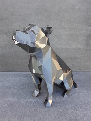 Staffordshire Bullterrier XL Design Skulptur Geschenkidee Hundeliebhaber