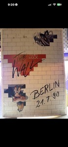 Rare Vintage Roger Waters The Wall Live in Berlin 1990 Original Concert Poster