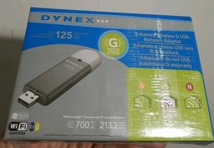 Dynex Enhanced Wireless G USB Network Adapter New Sealed 