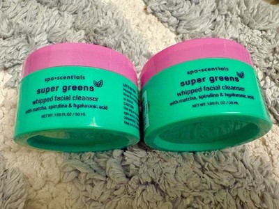  Spa Scentials (2)Super Greens-Whipped Facial Cleansers (Hyaluronic Acid)NEW