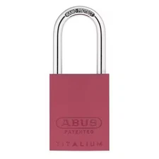 Abus 83Al/40 (200) Ka Red Padlock, Keyed Alike, Long Shackle, Rectangular