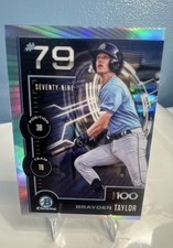2025 Bowman Scouts Top 100 Chrome Brayden Taylor #BTP-79 (RC) 💎Gem Mint 10💎