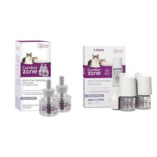 Comfort Zone Multi-Cat Calming Kit: 2 Diffusers 2 Diffuser 2 Refill