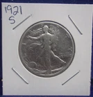 1921-S Walking Liberty Half Dollar KEY DATE
