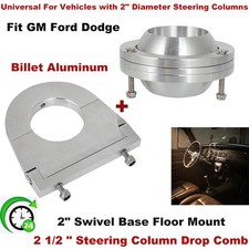 2 Steering Column Drop Swivel Floor Mount Kit 2 12 For Ididit Flaming River 2 Steering Column Drop Swivel Floor Mount Kit 2 12 For Ididit Flaming River