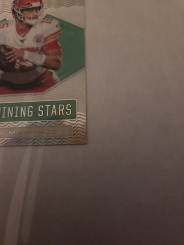 2020 Panini Illusions - Shining Stars Patrick Mahomes II #SS3 Emerald - Picture 6 of 10