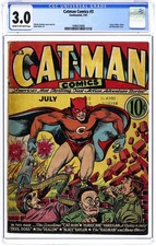 Catman Comics  3 CGC 3.0 1941 1496424006