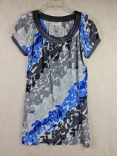 Anthropologie Moulinette Soeurs Women's 100% Silk Short Sleeve Dress Size S