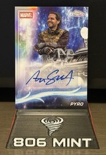 2025 Topps Marvel Studios Chrome Aaron Stanford Pyro Refractor Auto AA-AST