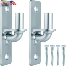 2-Pack Wall Mount Gate Hinges Heavy Duty 5/8" Pin for Farm  Chain Link Fence Ga