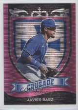 2021 Panini Chronicles Crusade Pink Pulsar Prizm Javier Baez #6 09wc