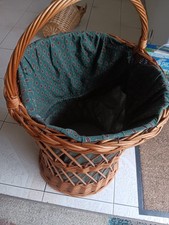 wicker laundry basket