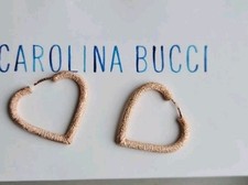 CAROLINA BUCCI SMALL CUORE EARRINGS 3X3CM ROSE GOLD AU750/ 18K  GOLD RRP £ 1920