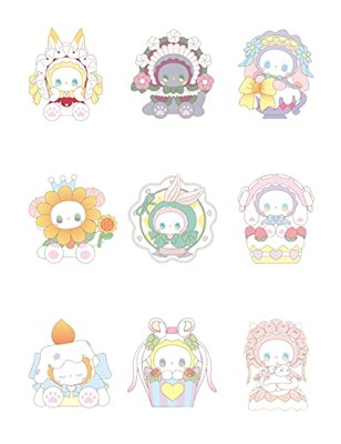 MJ Studio Emma Hidden Forest Geburtstagsparty Serie PVC Sammelfiguren Schachtel mit 8