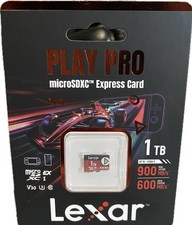 Lexar 1TB PLAY PRO microSD Express Card Switch 2 UHS-I SDXC 900/600 MB/s 1966083