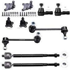 10pcs Front Sway Bars Ball Joints Tie Rods Kit For 2002-2004 Isuzu Axiom