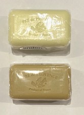 NWT Set of 2 Pre De Provence Shea Butter Enriched Vegetable Soap Linden/Verbena