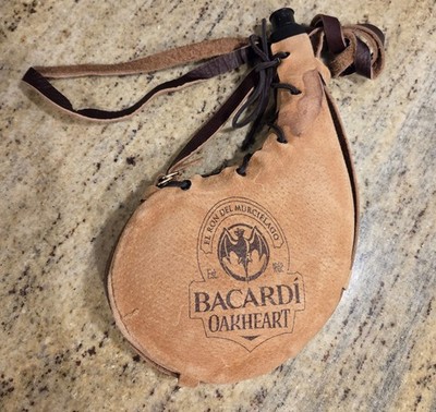 Bacardi Oakheart Leather Wine Gourd Strap Bat
