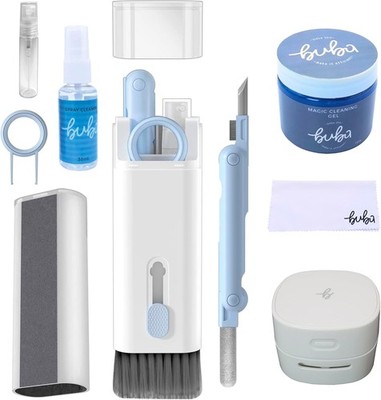 BUBA 7-in-1 Electronic Cleaning Kit with USB Desktop Vacuum   Multi-Device Clean