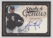 2008 Upper Deck Masterpieces Stroke of Genius Gavin Floyd #SG-GF Auto 0l2
