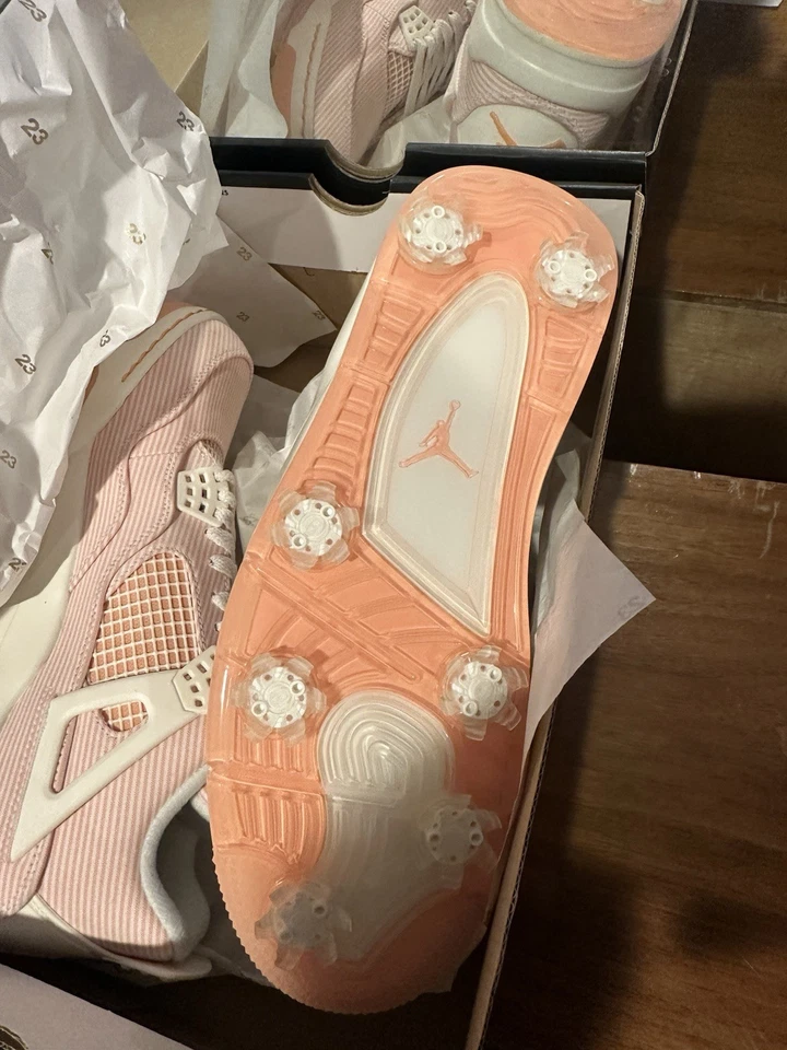 Air Jordan 4 Golf NRG Seersucker tamanho 9.5 - Imagem 2 de 3