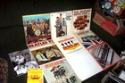 THE BEATLES 9 LP LOT SGT PEPPER, YESTERDAY & TODAY, BEATLES WHITE ALBUM + DVD