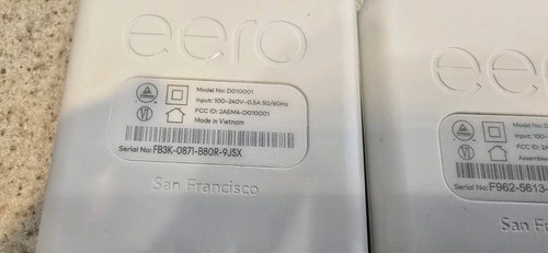 EERO HOME WIFI SYSTEM - (1) JO10001 + (2) DO10001 - Photo 5/13
