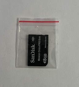 SanDisk 8GB Memory Stick Pro Duo - Sony Camera PSP PlayStation Portable