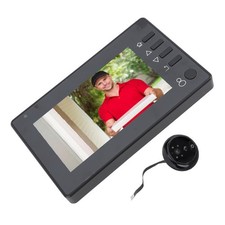 720P Peephole Viewer Door Camera 4.3in Screen 145 Wide View Angle Smart Visual M