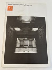 Vintage AR Acoustic Research Nov 1970 High Fidelity Components Brochure Catalog