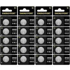 20Pcs CR1632 1632 Lithium Long Life Battery ECR1632 DL 1632 3V Batteries