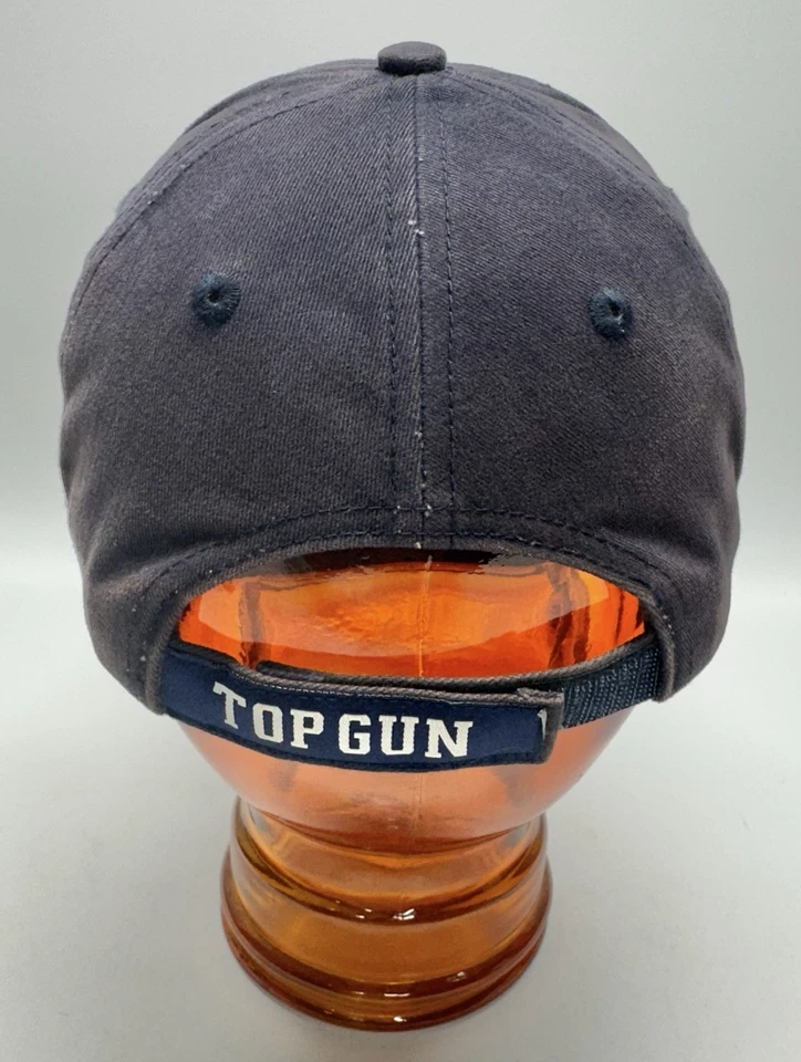 Boné Top Gun alça traseira azul Air Force Jet Fighter tamanho único ajustável - Imagem 4 de 4