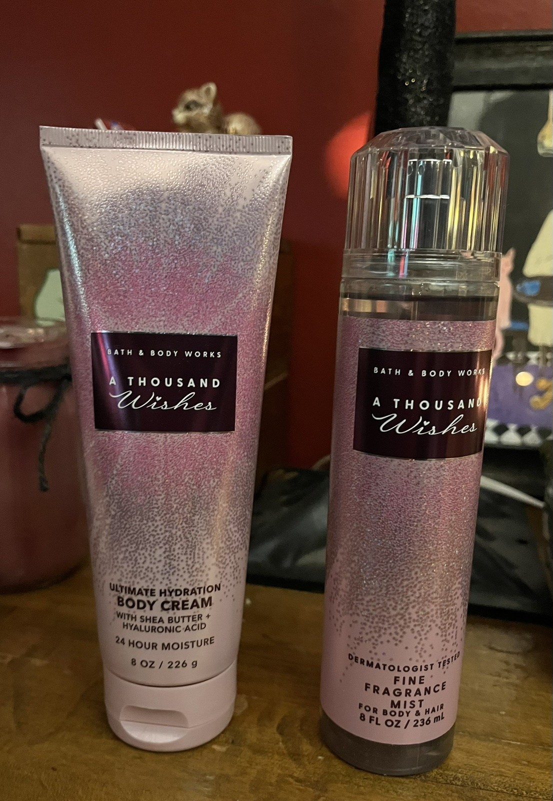  Bath & Body Works A THOUSAND WISHES Body Cream + Fine Fragr