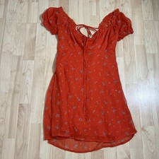 UO Urban Outfitters Red Becca Mini Dress Size Small
