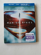 Man of Steel Blu-ray Henry Cavill with Slipcase NEW