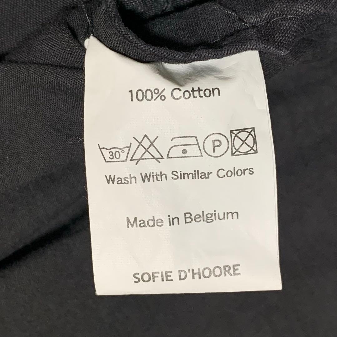 SOFIE D'HOORE Long Jacket Distressed Button Coat … - image 10