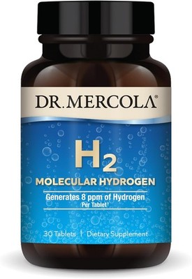 Dr. Mercola H2 Molecular Hydrogen - Supports Healthy Aging, Cellular Energy & Br