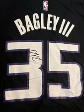 NWT Signed Marvin Bagley Jr #35 Sacramento Kings Rookie Jersey Shirt Westbrook