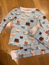 Little Sleepies Bamboo Long Sleeve Pajama Set Size 4T